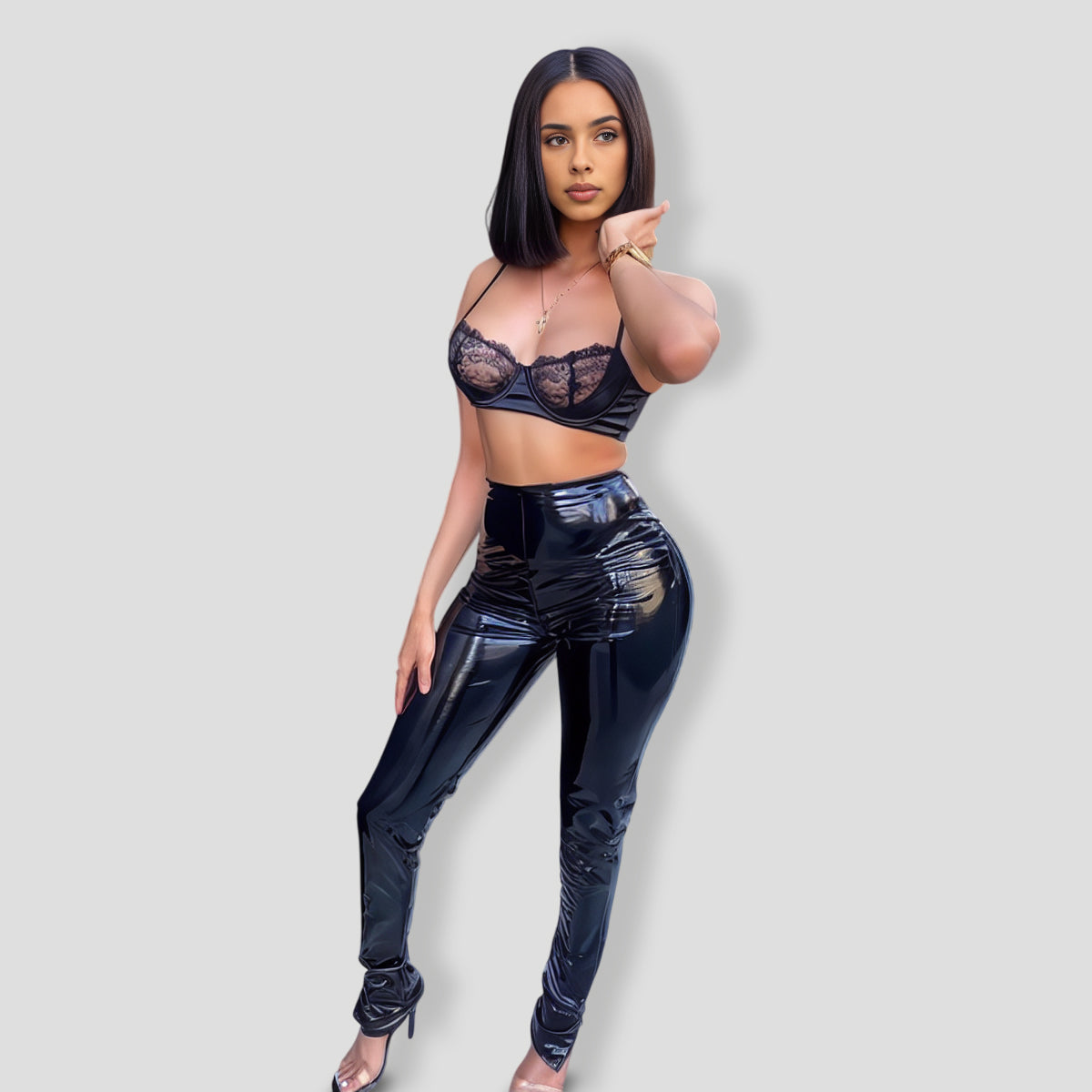 Anything But Innocent Matching Set - Black