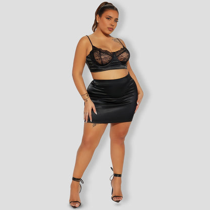 Anything But Innocent Matching Set - Black