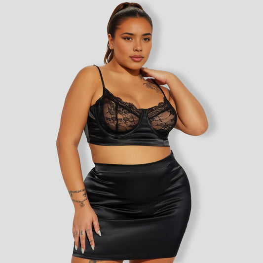 Anything But Innocent Matching Set - Black