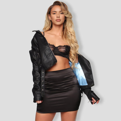 Anything But Innocent Matching Set - Black