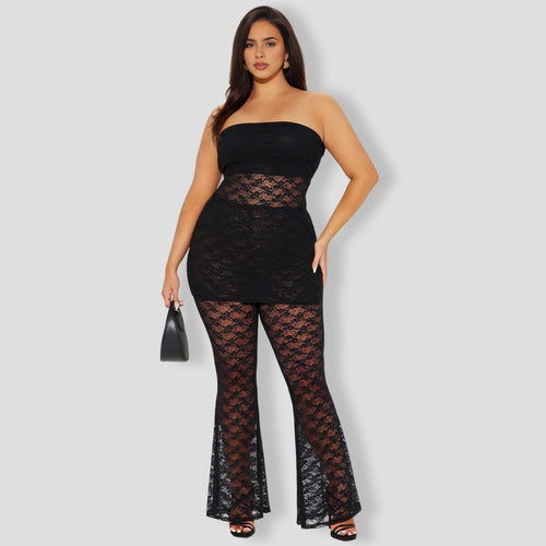 Attention On Me Lace Pant Set