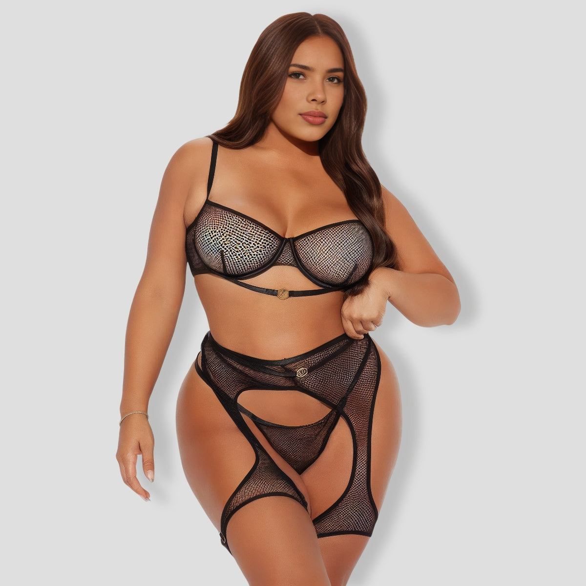 Naughty Girl Tonight 3 Piece Garter Set