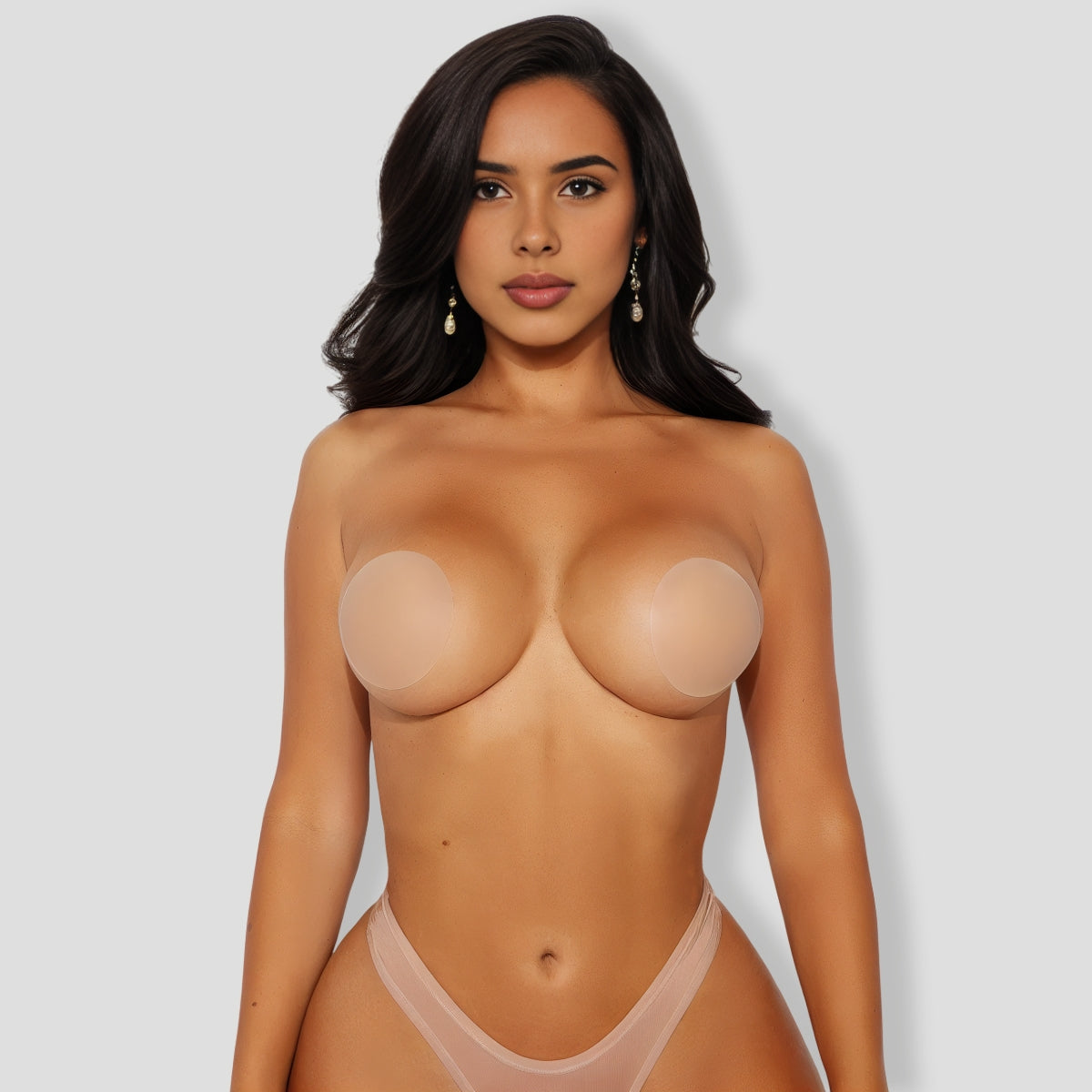 Barely There Non Adhesive Pasties - Nude