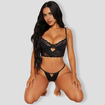 Better With You Black Lace 2 Piece Set