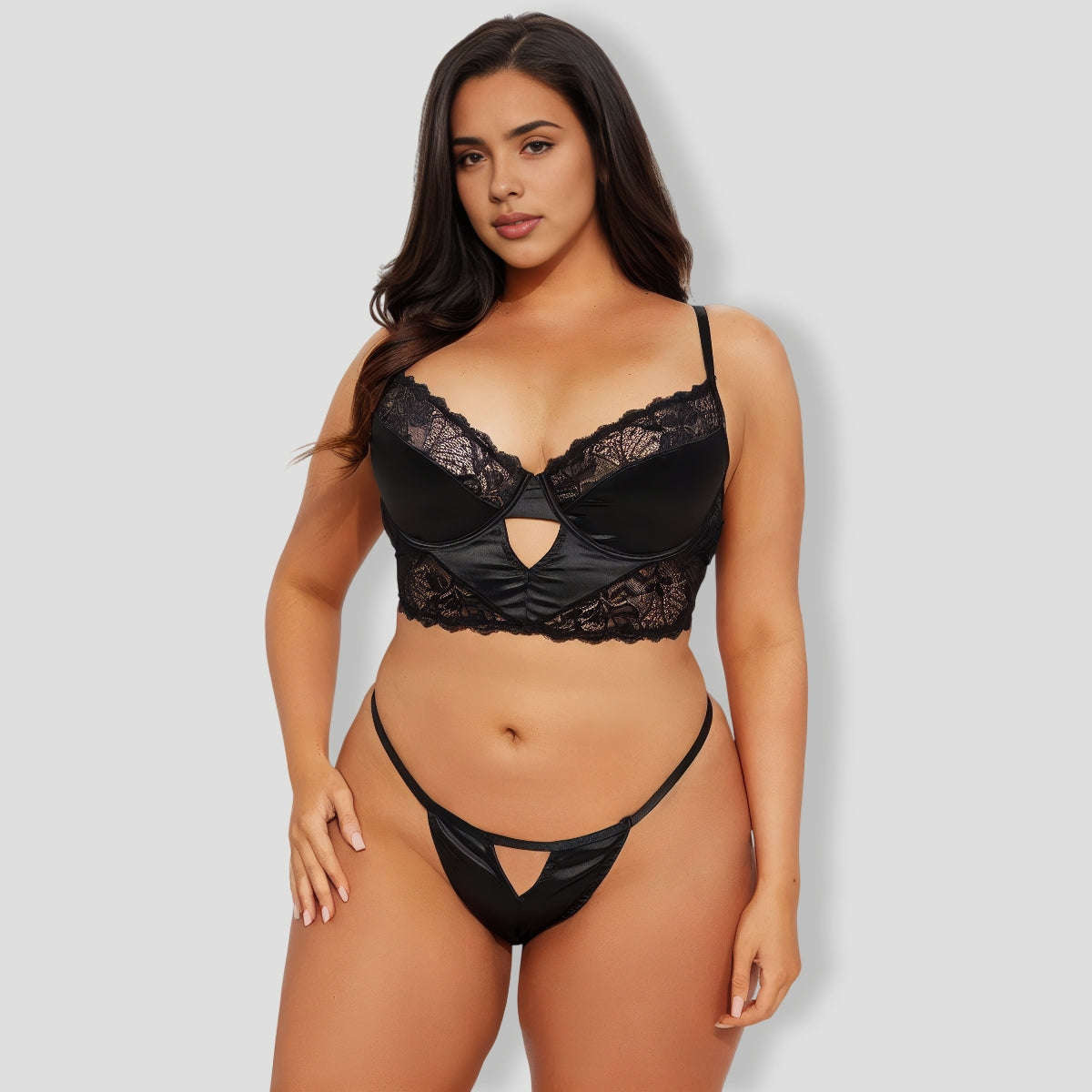 Better With You Black Lace 2 Piece Set