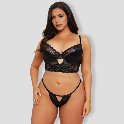 Better With You Black Lace 2 Piece Set