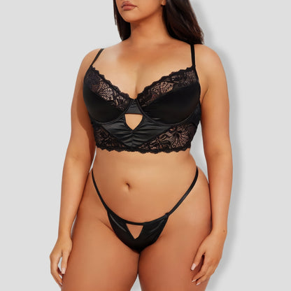 Better With You Black Lace 2 Piece Set
