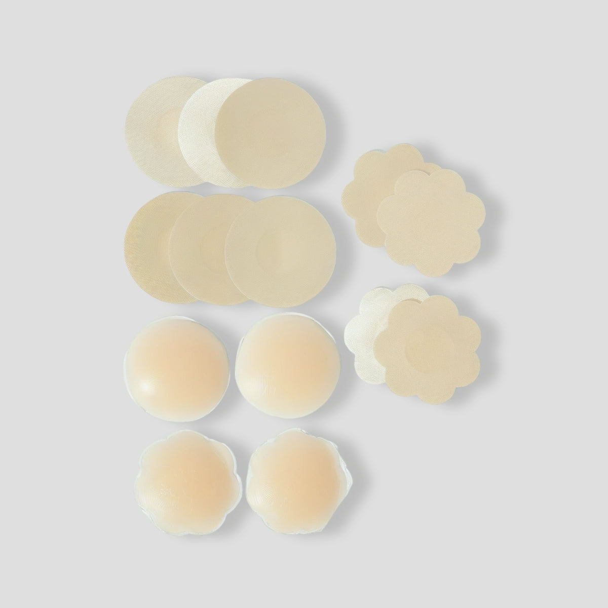 Choice Is Yours Pasties 7 Pack Set - Nude