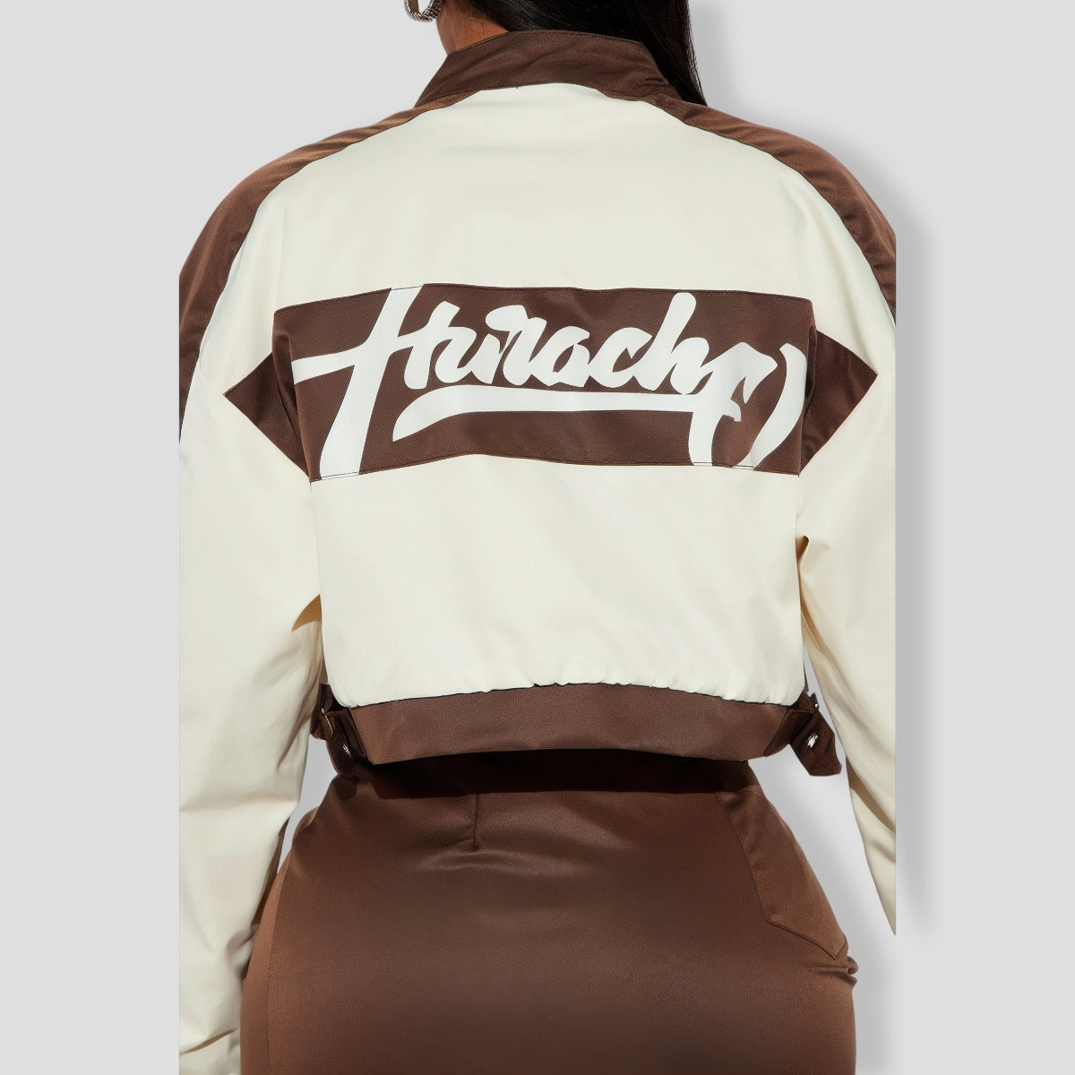 Cool Chick Mini Skirt Set - Brown combo