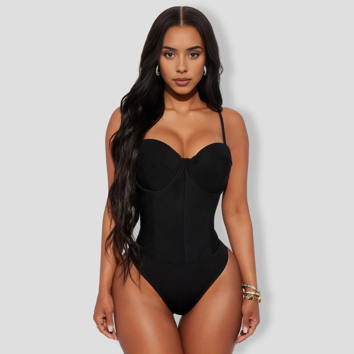 Date Night Bodysuit - Black