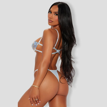 Blue Dolly Lace 2 Piece Set