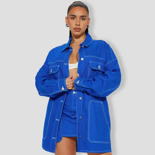 ega Babe Denim Skirt Set