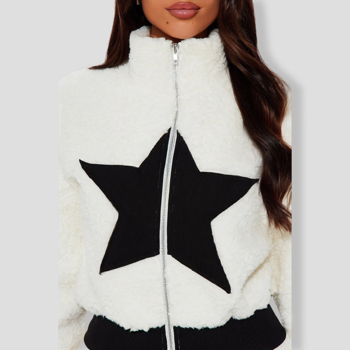 Eternal Star Sherpa Pant Set - Ivory