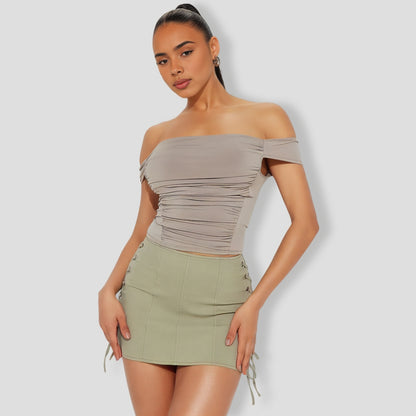 Her Off Shoulder Top