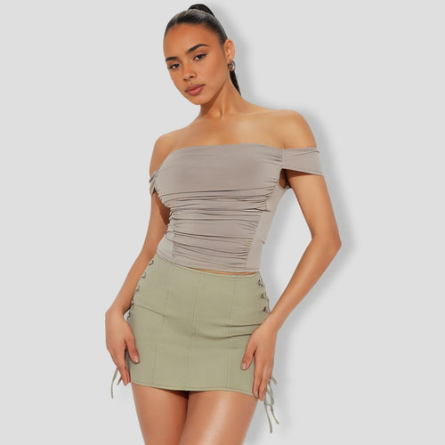 Her Off Shoulder Top