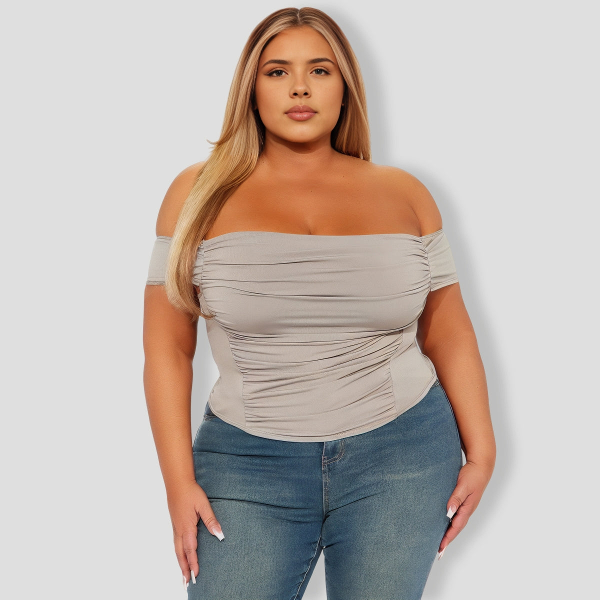 Her Off Shoulder Top