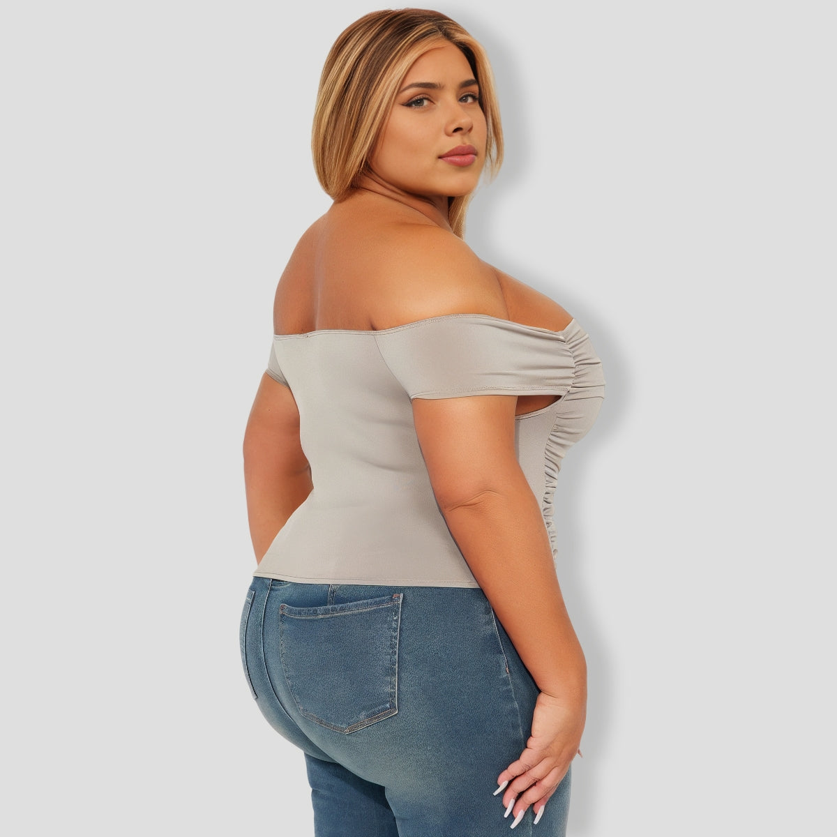 Her Off Shoulder Top