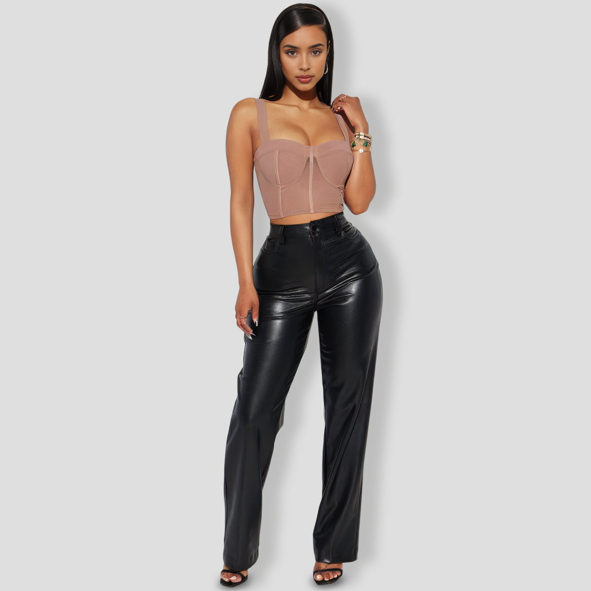 Fine Mesh Corset Top