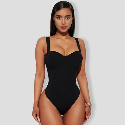 Feeling Romantic Bodysuit - Black