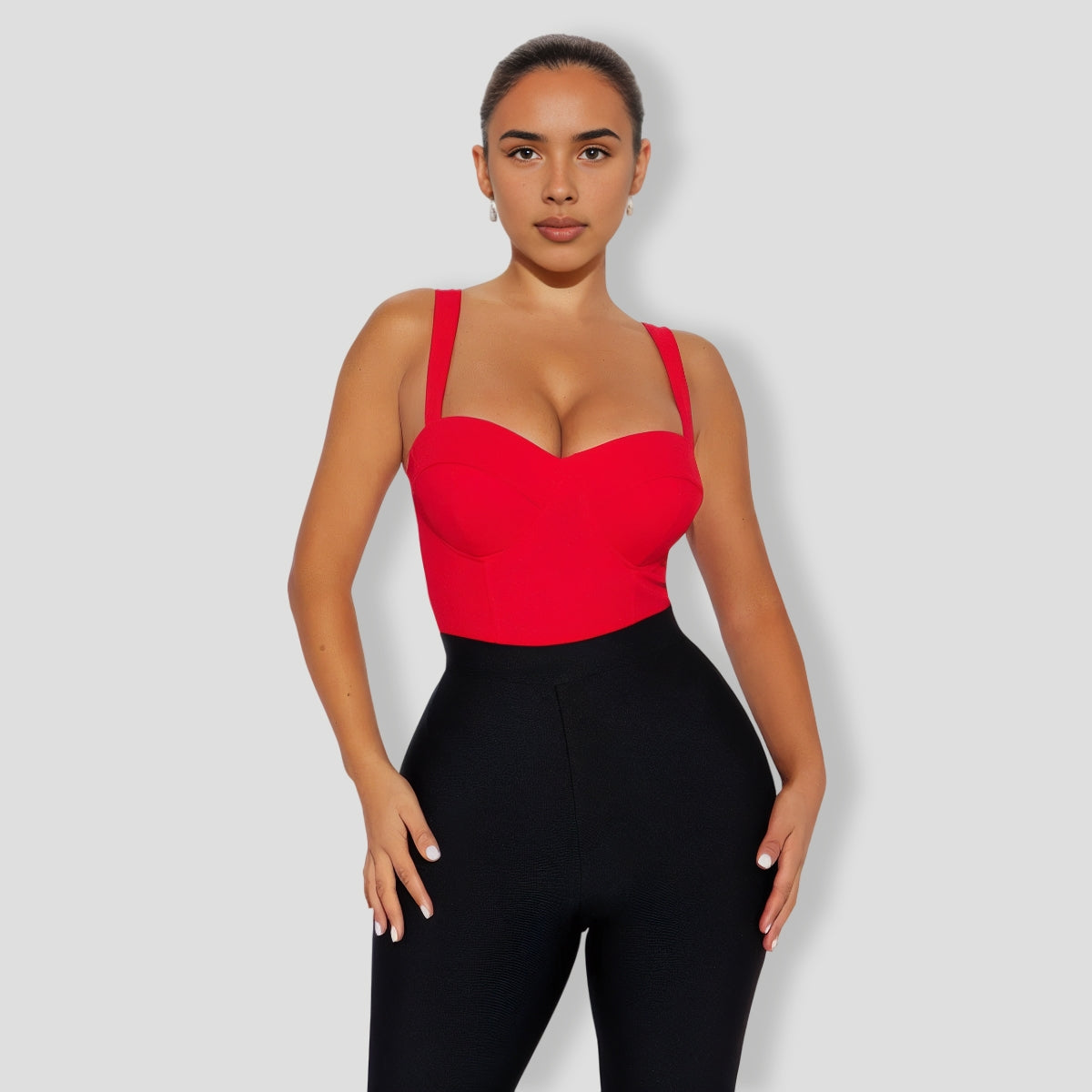 Feeling Romantic Bodysuit - Red
