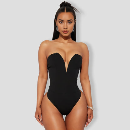 French Kiss Bodysuit - Black