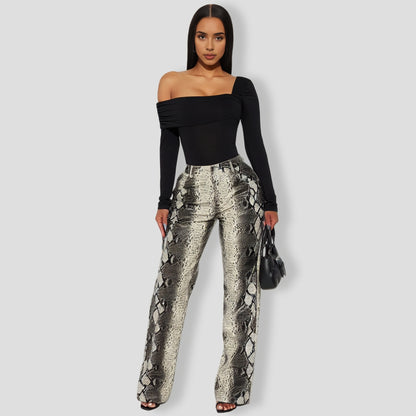 Gia One Shoulder Bodysuit - Black