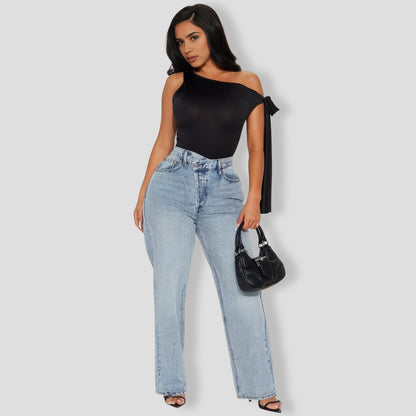 Black Off Shoulder Top