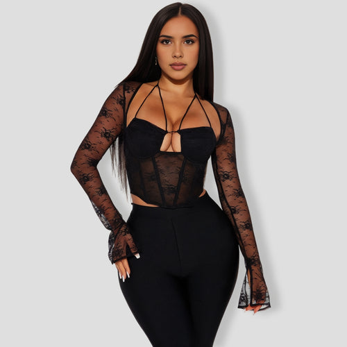 Lace Corset Top