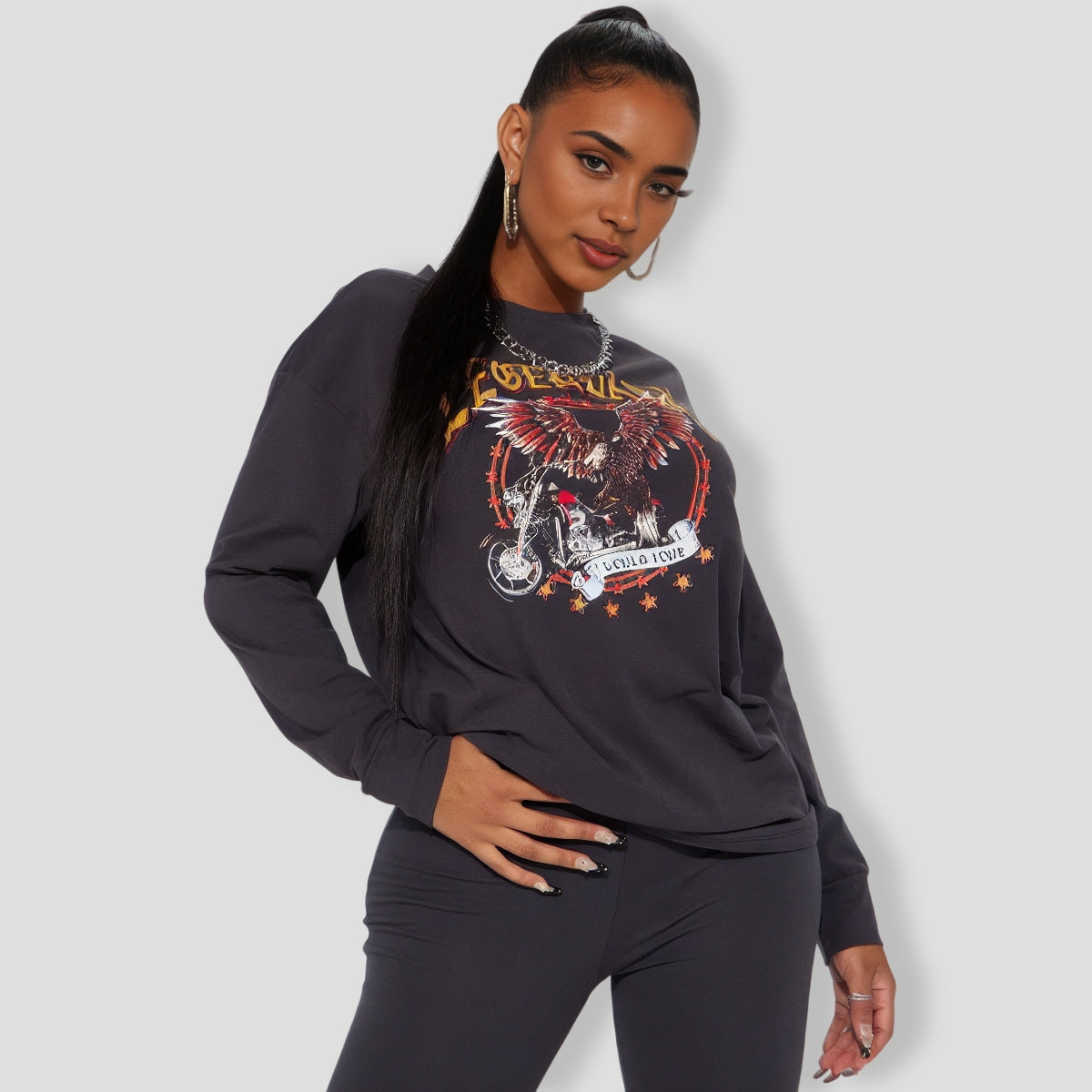 Legendary World Tour Legging Set - Charcoal