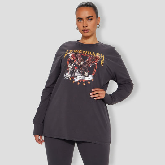 Legendary World Tour Legging Set - Charcoal