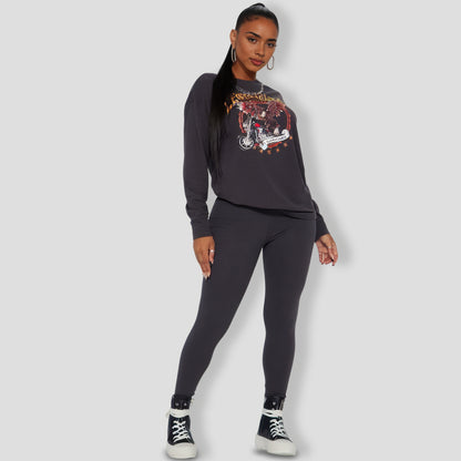 Legendary World Tour Legging Set - Charcoal