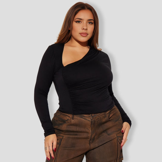 Your Chance Ruched Top