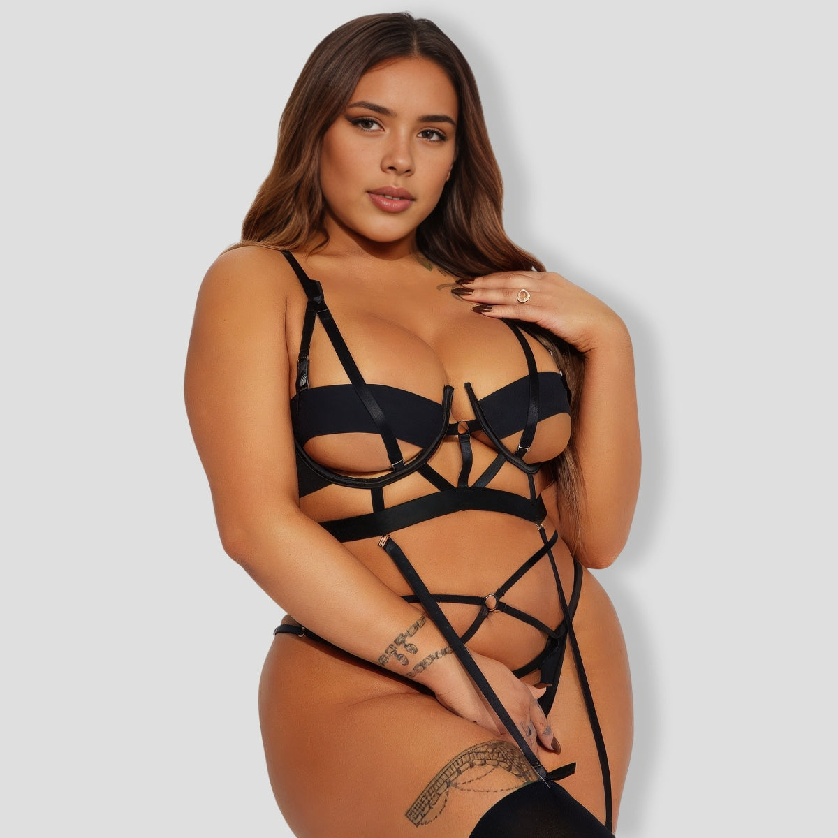 Love And Desire 2 Piece Set - Black