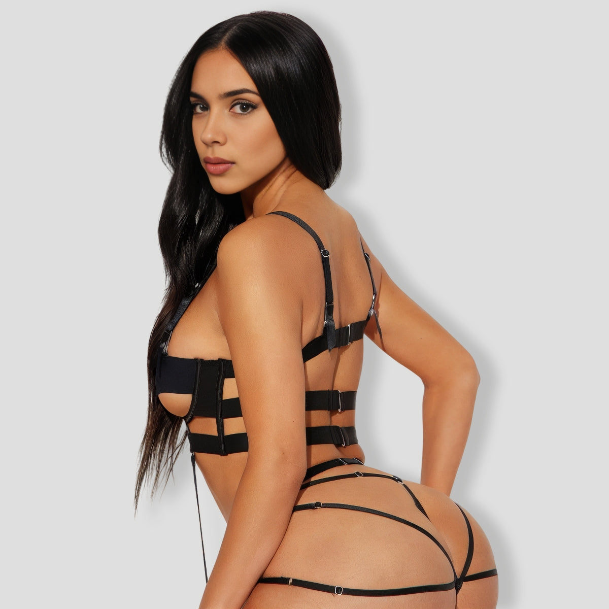 Love And Desire 2 Piece Set - Black