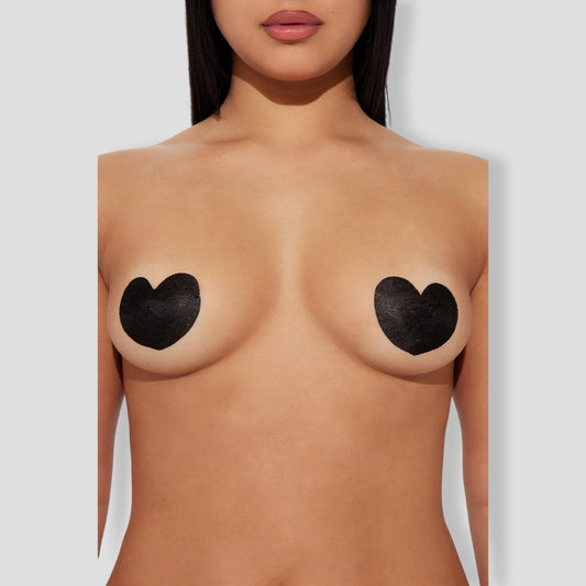Making Hearts Race Pasties 3 Pack - Black