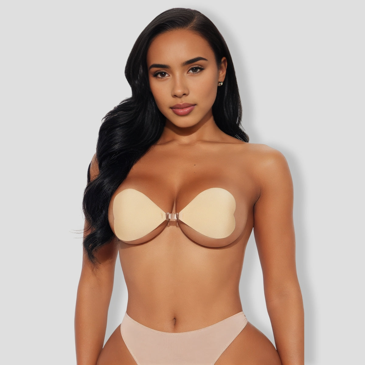 Mine For The Night Lifting Invisible Bra - Nude