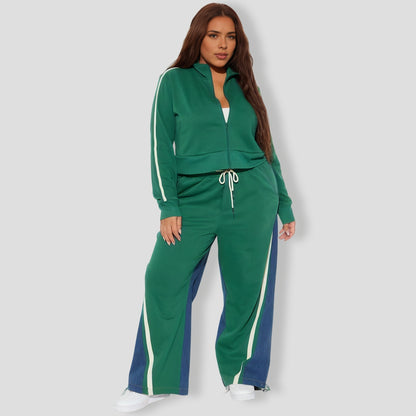 Hunter Denim Mix Track Pants Set