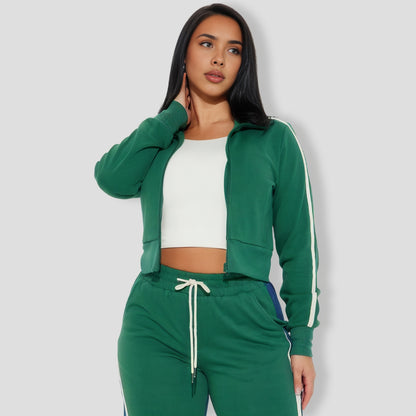 Hunter Denim Mix Track Pants Set