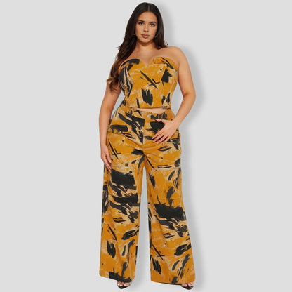 The Go Cargo Pant Set - Orange combo