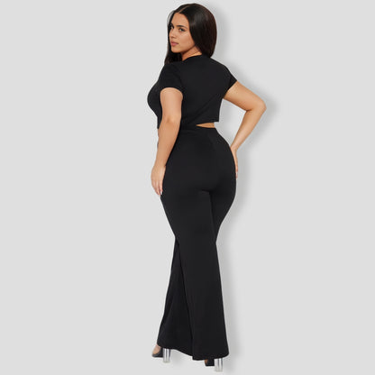 Naughty Girl Pant Set - Black