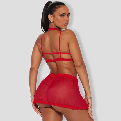 Edgy Red 3 Piece Set