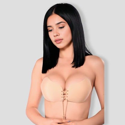 Pull Them Close Invisible Bra - Nude