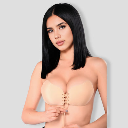Pull Them Close Invisible Bra - Nude