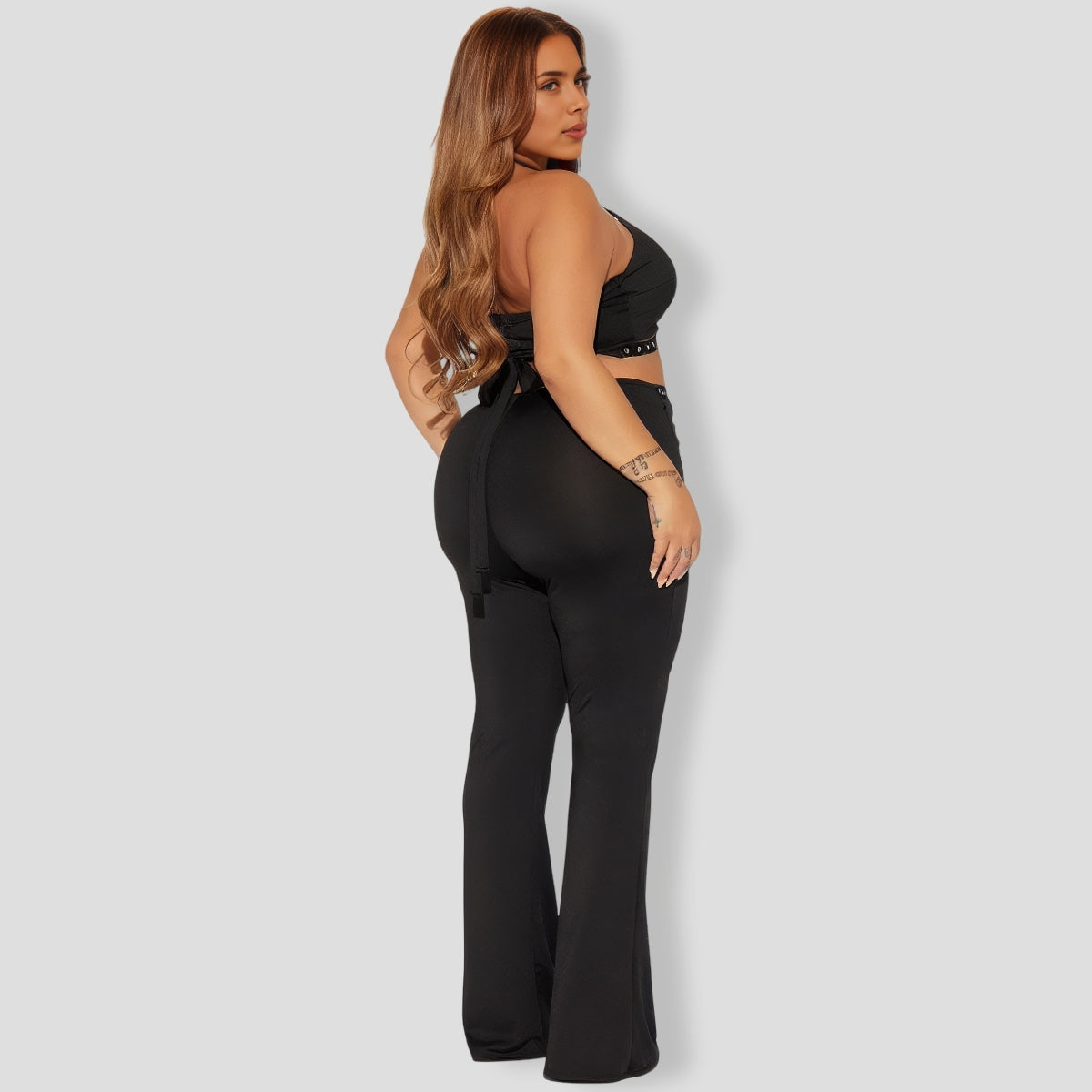 Samantha Pant Set - Black