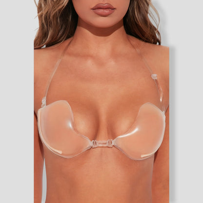 Show Some Cleavage Silicone Sticky Bra - Nude