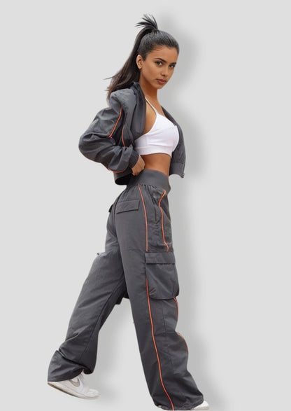 Steal The Moment Windbreaker Pant Set