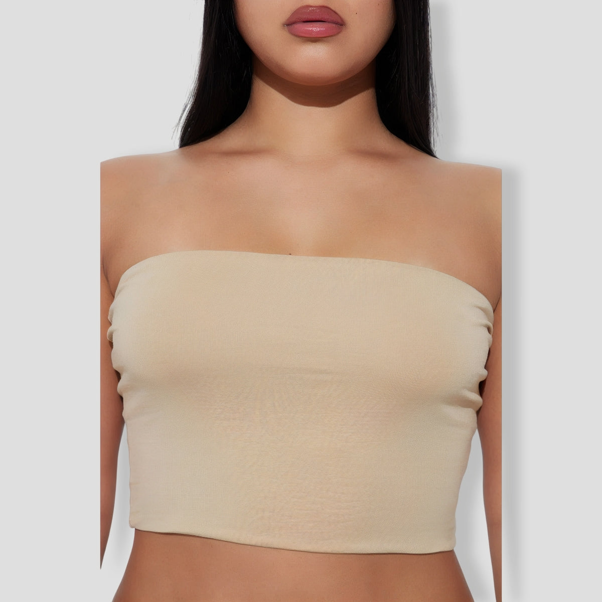 Strapless Backless Silicone Sticky Bra - Nude
