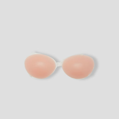 Strapless Backless Silicone Sticky Bra - Nude
