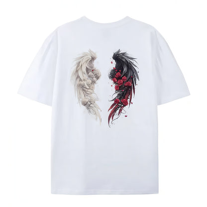 Angel Wings and Roses