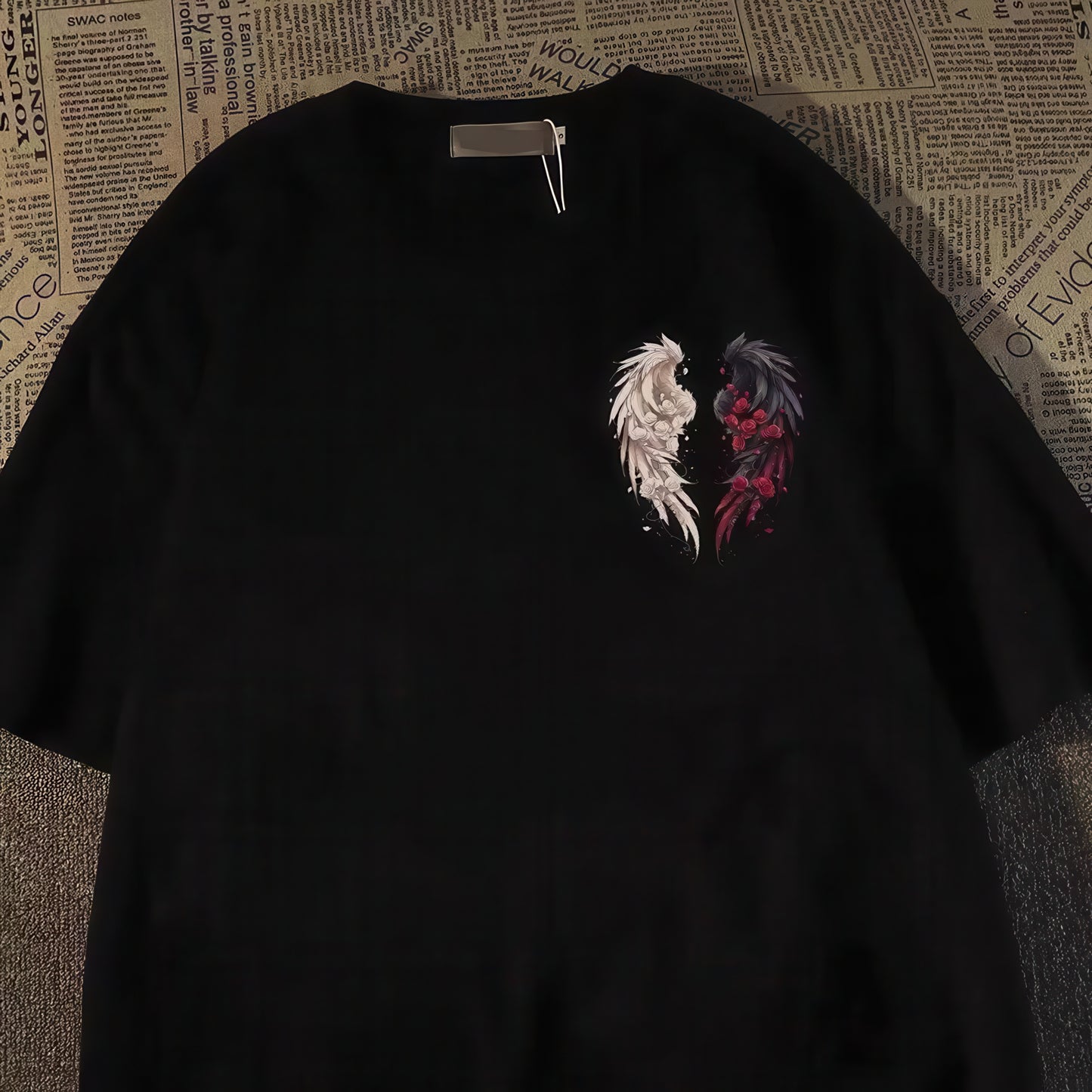 Angel Wings and Roses